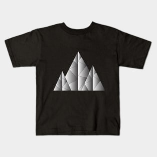 Grey Mountains Kids T-Shirt